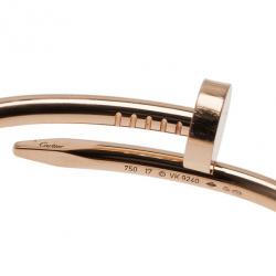 مملوكة مسبقًا Cartier Juste Un Clou Rose Gold Bracelet 17CM