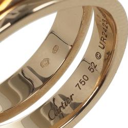 Pre Owned خاتم كارتييه باريس نوفيل فووج ذهب أحمر عيار 18 وألماس مقاس 52