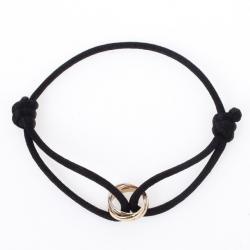 Pre Owned Cartier Trinity Black String Bracelet
