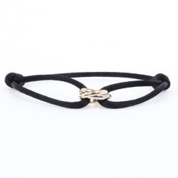 Pre Owned Cartier Trinity Black String Bracelet