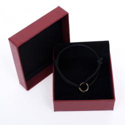 Pre Owned Cartier Trinity Black String Bracelet
