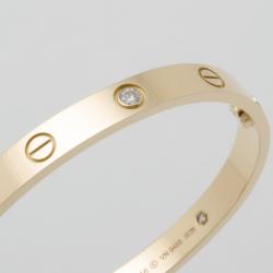 Pre Owned Cartier 18k Yellow Gold & Diamond Love Bracelet