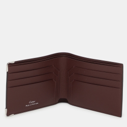 Cartier Black Leather Must de Cartier Bifold Wallet