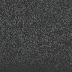 Cartier Black Leather Must de Cartier Bifold Wallet