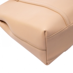 Cartier Beige Leather Cabochon Tote 