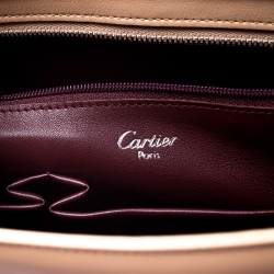 Cartier Beige Leather Cabochon Tote 
