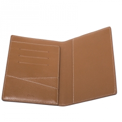 Pre Owned Cartier Black Leather Passport Holder