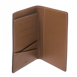 Pre Owned Cartier Black Leather Passport Holder
