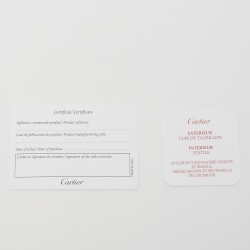 Pre Owned Cartier Blue Leather Mini C de Cartier Satchel