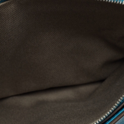 Pre Owned Cartier Blue Leather Mini C de Cartier Satchel