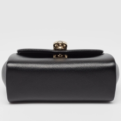 مملوكة مسبقًا حقيبة كارتييه ميني بانثير جلد أسود بسلسلة
