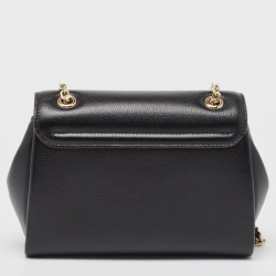 مملوكة مسبقًا حقيبة كارتييه ميني بانثير جلد أسود بسلسلة