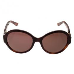 Pre Owned Cartier Tortoise Frame Trinity De Cartier Sunglasses