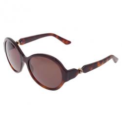 Pre Owned Cartier Tortoise Frame Trinity De Cartier Sunglasses