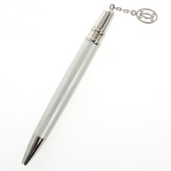 Pre Owned Cartier Charms Stainless Steel Ballpoint Pen