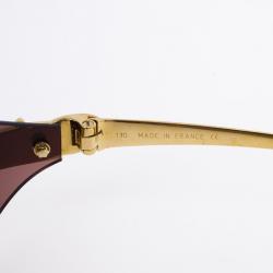 Pre Owned Cartier Panthere De Cartier Rimless Woman Sunglasses