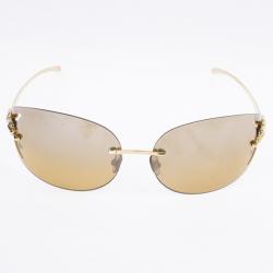 Pre Owned Cartier Panthere de Cartier Rimless Woman Sunglasses