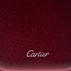 Pre Owned Cartier Red Leather iPhone Case