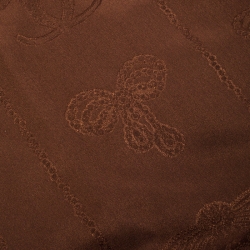مملوكة مسبقًا Must de Cartier Brown Le Panthere Monogram Silk Square Scarf
