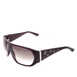 Cartier Purple/Black Gradient Oversized Sunglasses