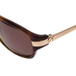 مملوكة مسبقًا نظارة شمس كاتيير بني مستطيلة