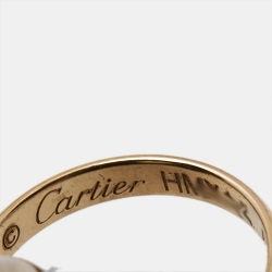 Pre Owned Cartier Trinity 18k Three Tone Gold Adjustable Cord Bracelet