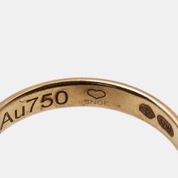 Pre Owned Cartier Trinity 18k Three Tone Gold Adjustable Cord Bracelet