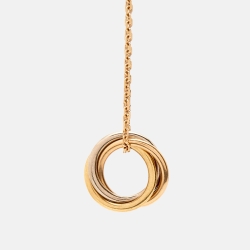 Pre Owned Cartier Trinity 18k Three Tone Gold Bracelet