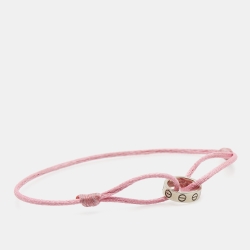 Pre Owned Cartier Love 18k White Gold Cord Bracelet