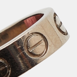 Pre Owned Cartier Love 18k White Gold Cord Bracelet