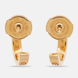 Pre Owned Cartier Love 18k Rose Gold Earrings
