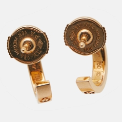 Pre Owned Cartier Love 18k Rose Gold Earrings