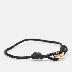 Cartier Trinity 18k Three Tone Gold Adjustable Cord Bracelet