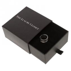 Pre Owned Cartier C De Cartier 18k white Gold Ring Size 50