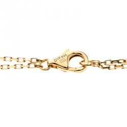 Pre Owned Cartier Love Diamond 18k Yellow Gold Chain Bracelet