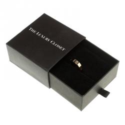 مملوكة مسب قًا Cartier Secret Love 18k Yellow Gold Band Ring Size 59