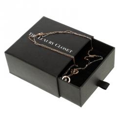 Pre Owned Cartier Love 6 Diamond 18k Rose Gold & White Gold Double Chain Necklace