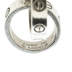Pre Owned Cartier Love Interlocking 18k White Gold Bracelet 16cm