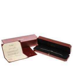 Pre Owned Cartier Love Interlocking 18k White Gold Bracelet 16cm