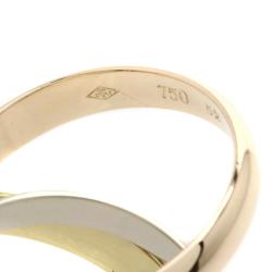 مملوكة مسبقًا خاتم كارتييه ترينيتي ذهب ثلاثي اللون عيار 18 مقاس 52