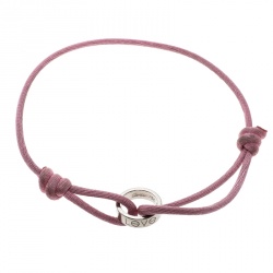 Pre Owned سوار كارتييه لوف شاريتي ذهب أبيض عيار 18 حبل وردي قابل للضبط