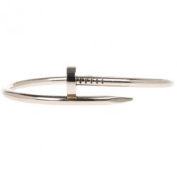 مملوكة مسبقًا أسورة كارتييه جاست أو كلو ذهب أبيض 17 سم