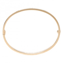Pre Owned Cartier Love 18k Rose Gold SM Bracelet 17cm