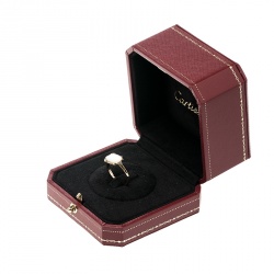 Pre Owned Cartier Tortue Mother-of-Pearl 18k Yellow Gold Ring Size 50