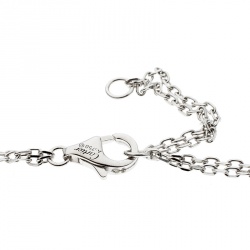 مملوكة مسبقًا قلادة كارتييه لوف سيراميك وألماس ذهب أبيض عيار 18