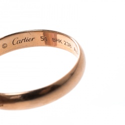 مملوكة مسبقًا خاتم كارتييه ترينتي دي كارتييه ذهب عيار 18 ثلاثي اللون مقاس 51