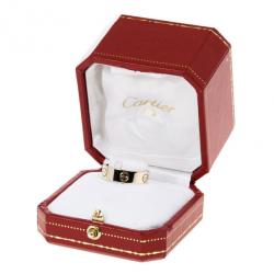 Pre Owned Cartier 18K Yellow Gold Love Ring Size 55