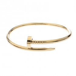 Pre Owned Cartier Juste Un Clou 18k Yellow Gold Bracelet 16cm