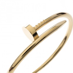 Pre Owned Cartier Juste Un Clou 18k Yellow Gold Bracelet 16cm