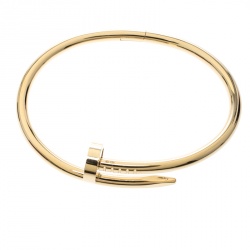 Pre Owned Cartier Juste Un Clou 18k Yellow Gold Bracelet 16cm